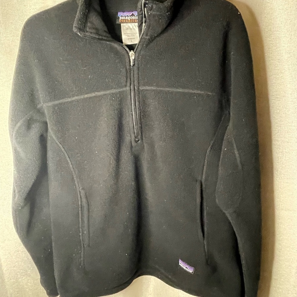 Patagonia Women's Full Zip Fleece Jacket L - Black - Picture 7 of 9